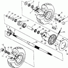 SPORT 400L - W958540 Rear wheel drive assembly sport 400l w958540