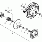 SPORT 400L - W958540 Driven clutch assembly sport 400l w958540