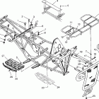 BIG BOSS 6X6 400L - W958740 Bumper / rack mounting 6x6 400l
