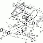 BIG BOSS 6X6 400L - W958740 Clutch cover assembly 6x6 400l, u.s. w 958740, swedish s...