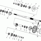 BIG BOSS 6X6 400L - W958740 Middle drive assembly 6x6 400l