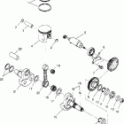 BIG BOSS 6X6 400L - W958740 Piston and crankshaft 6x6 400l, u.s. w958740, swedish s9...