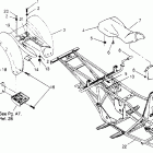 BIG BOSS 6X6 400L - W958740 Rear cab assembly 6x6 400l