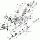 BIG BOSS 6X6 400L - W958740 Swing arm weldment (rear) 6x6 400l