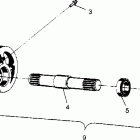 BIG BOSS 6X6 400L - W958740 Front tightener assembly 6x6 400l