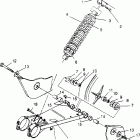 BIG BOSS 6X6 400L - W958740 Swing arm / shock mounting 6x6 400l