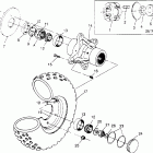 BIG BOSS 6X6 400L - W958740 Front wheel assembly 6x6 400l