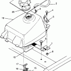 BIG BOSS 6X6 400L - W958740 Fuel tank assembly 6x6 400l