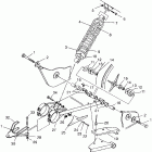 XPLORER - W959140 Swing arm / shock mounting xplorer 4x4 w959140