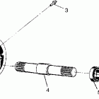 400L 4X4  NORWEGIAN - N948140 Front tightener assembly swedish 4x4 400l s948140