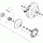 400L 4X4  NORWEGIAN - N948140 Driven clutch assembly swedish 4x4 400l s948140
