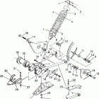 400L 4X4  NORWEGIAN - N948140 Swing arm / shock mounting swedish 4x4 400l s948140