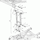 400L 6X6  NORWEGIAN  - N948740 Rear strut stabilizer assembly 6x6 400l, swedish s948740...