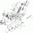 400L 6X6  NORWEGIAN  - N948740 Swing arm weldment (rear) 6x6 400l, swedish s948740 and ...