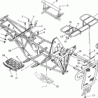 400L 6X6  SWEDISH - S948740 Bumper / rack mounting 6x6 400l, swedish s948740 and  no...