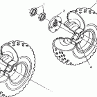 400L 6X6  SWEDISH - S948740 Middle wheel assembly 6x6 400l, swedish s948740 and  nor...