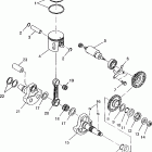 400L 6X6  SWEDISH - S948740 Piston and crankshaft 6x6 400l, swedish s948740 and  nor...