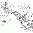 400L 6X6  SWEDISH - S948740 Rear cab assembly 6x6 400l, swedish s948740 and  norwegi...