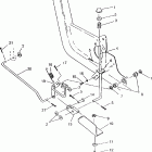 400L 6X6  SWEDISH - S948740 Foot pedal and parking brake assembly 6x6 400l, swedish ...
