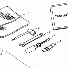 400L 2X4 - W947540 Tool kit assembly 2x4 400l w947540