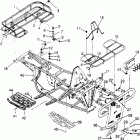 SPORTSMAN 4X4 - W948039 Bumper / rack mounting sportsman 4x4 w948040