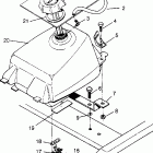 SPORTSMAN 4X4 - W948039 Fuel tank assembly sportsman 4x4 w948040