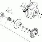 SPORTSMAN 4X4 - W948039 Driven clutch assembly sportsman 4x4 w948040