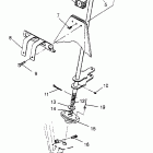 SPORTSMAN 4X4 - W948039 Steering post assembly sportsman 4x4 w948040