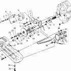 SPORTSMAN - W948040 Gearcase / brake and chain cover mounting sportsman 4x4 ...