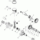 400L 4X4 - W948140 Piston and crankshaft  4x4 400l w948140
