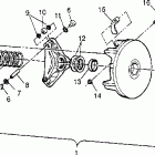 SPORT 400L - W948540 Drive clutch assembly sport 400l w948540