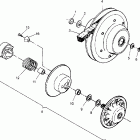 SPORT 400L - W948540 Driven clutch assembly sport 400l w948540