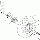 SPORT 400L - W948540 Front wheel assembly sport 400l w948540
