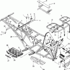 300 6X6 - W948730 Bumper / rack mounting 6x6 300 w948730