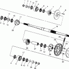 300 6X6 - W948730 Middle drive assembly 6x6 300 w948730