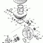 300 6X6 - W948730 Crankcase and cylinder 6x6 300 w948730