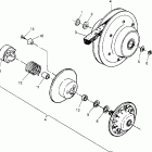 300 6X6 - W948730 Driven clutch assembly 6x6 300 w948730