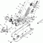 300 6X6 - W948730 Swing arm weldment (rear) 6x6 300 w948730