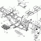 400L 6X6 - W948740 Bumper / rack mounting 6x6 400l w948740