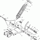 400L 6X6 - W948740 Swing arm / shock mounting 6x6 400l w948740