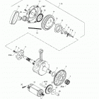 Traxter, 7407/7408 Rewind starter, electric starter