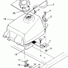 S938139 Euro 350L 4x4 Fuel tank assembly 4x4 350l s938139