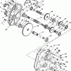 S938139 Euro 350L 4x4 Gearcase assembly 4x4 350l s938139