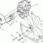 S938139 Euro 350L 4x4 Gearcase / brake mounting 4x4 350l s938139