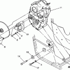 S938139 Euro 350L 4x4 Gearcase / brake mounting 4x4 350l w938139