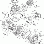 S938139 Euro 350L 4x4 Crankcase and cylinder 4x4 350l s938139