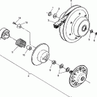 S938139 Euro 350L 4x4 Driven clutch assembly 4x4 350l s938139