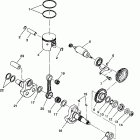 S938739 Euro 350L 6x6 Piston and crankshaft 6x6 350l w938739