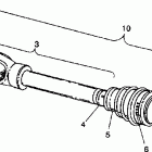 S938739 Euro 350L 6x6 Cv joint 6x6 350l s938739