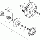 S938739 Euro 350L 6x6 Driven clutch assembly 6x6 350l w938739